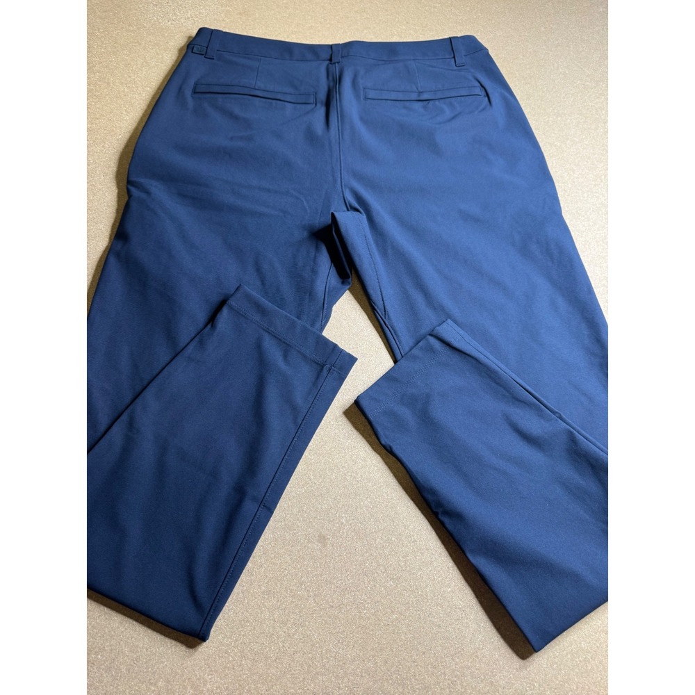 Lululemon Commission Slim Fit Pant 33 Navy Blue Warpstreme LM5AO4S - Picture 4 of 7